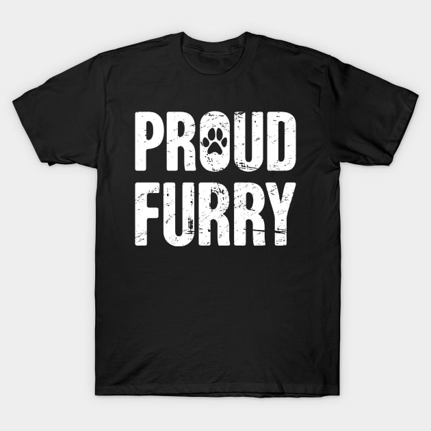 Funny Anthro Furry Fandom Fursuit Con Gift T-Shirt by MeatMan